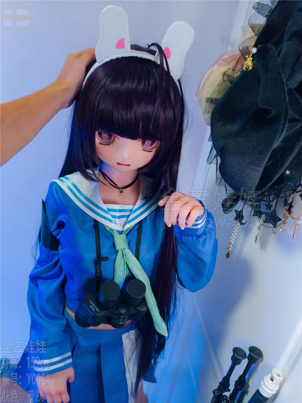 WM S-TPE 159cm (5ft2) Anime TPE Sex Doll with PVC Head #Y005